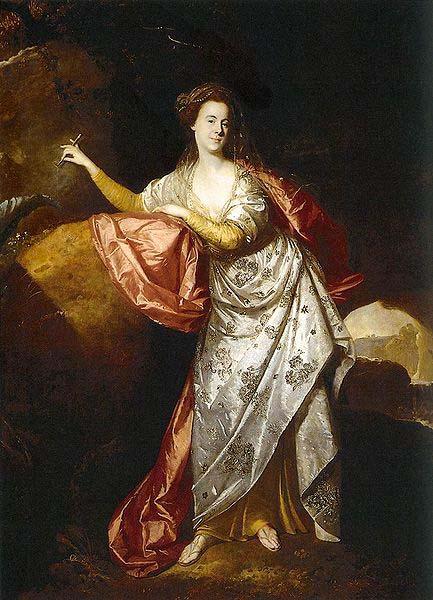 Johann Zoffany Portrait of Ann Brown in the Role of Miranda oil painting image